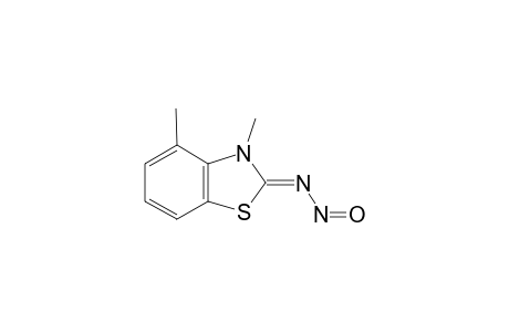 (NZ)-N-(3,4-dimethyl-1,3-benzothiazol-2-ylidene)nitrous amide