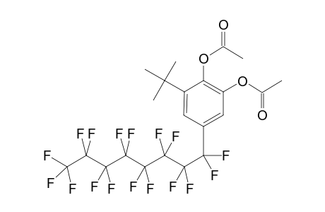 2,3-Diacetoxy-1-t-butyl-5-perfluorooctylbenzene