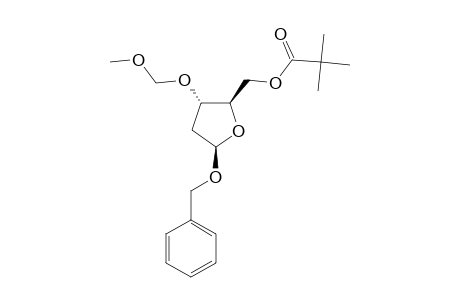PHENYLMETHYL-2-DEOXY-5-O-(2,2-DIMETHYLPROPANOYL)-3-O-(METHOXYMETYL)-BETA-D-ERYTHRO-PENTOFURANOSIDE