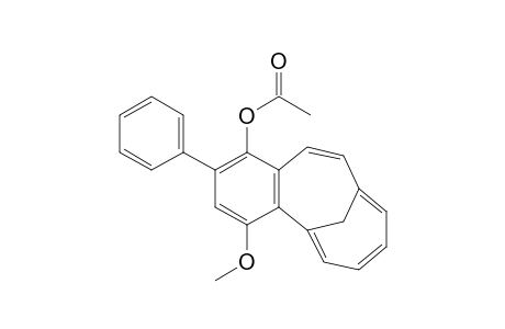 3-Methoxy-5-phenyltricyclo[8.4.1.0(2,7)]pentadeca-1(14),2(7),3,5,8,10,12-heptaen-6-yl acetate