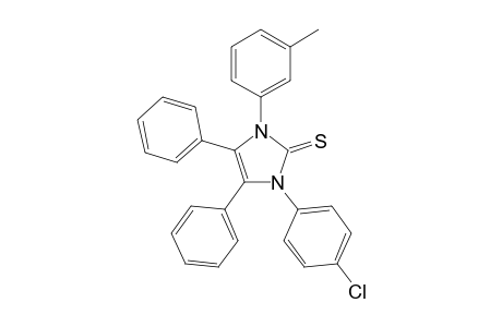 3-(4-Chlorophenyl)-4,5-diphenyl-m-tolyl-1H-imidazole-2(3H)-thione
