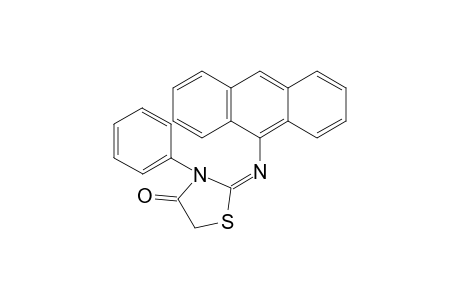 3-Phenyl-2-(anthracen-9'-yl)imino-1,3-thiazolidin-4-ones