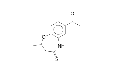 7-Acetyl-2-methyl-2,3-dihydro-(1,5)benzoxazepin-4(5H)-thione