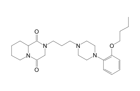 2-[3-[4-(ORTHO-BUTOXYPHENYL)-PIPERAZIN-1-YL]-PROPYL]-1,4-DIOXOPERHYDRO-PYRIDO-[1,2-A]-PYRAZINE