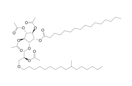[(1R,2R,3S,4R,5R)-2,3,4-triacetoxy-5-[(2S)-2-acetoxy-3-(10-methylhexadecoxy)propoxy]cyclopentyl] hexadecanoate