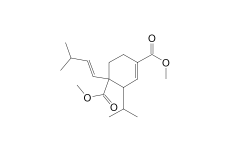Dimethyl 3-isopropyl-4-(3-methyl-1-butenyl)-1-cyclohexene-1,4-dicarboxylate