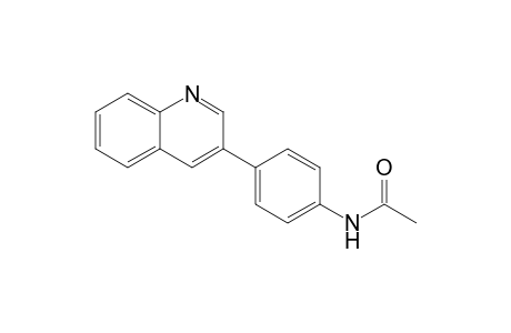 N-(4-quinolin-3-ylphenyl)acetamide