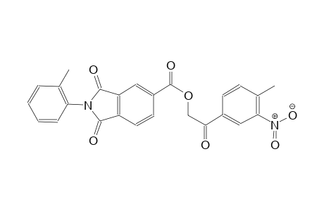 1H-isoindole-5-carboxylic acid, 2,3-dihydro-2-(2-methylphenyl)-1,3-dioxo-, 2-(4-methyl-3-nitrophenyl)-2-oxoethyl ester