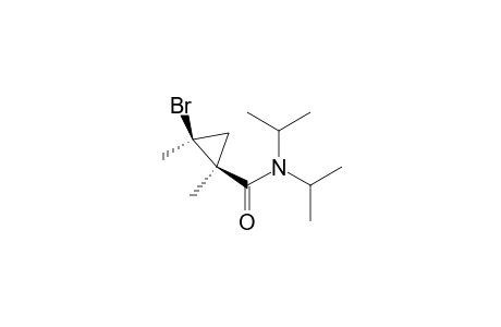 Cyclopropanecarboxamide, 2-bromo-1,2-dimethyl-N,N-bis(1-methylethyl)-, trans-