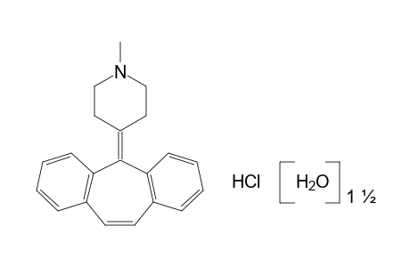 Cyproheptadine HCl sesquihydrate