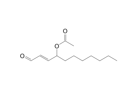 (E)-4-Acetoxyundec-2-enal