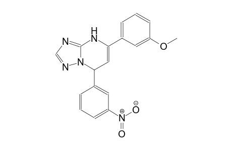5-(3-methoxyphenyl)-7-(3-nitrophenyl)-4,7-dihydro[1,2,4]triazolo[1,5-a]pyrimidine