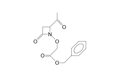 (2-Acetyl-4-oxo-azetidin-1-yl)-oxy-acetic acid, benzyl ester