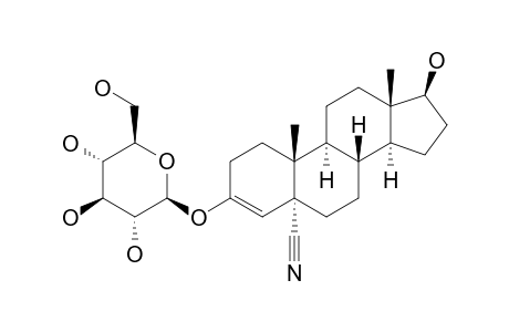 5-ALPHA-CYANO-3-O-(BETA-D-GLUCOPYRANOSYL)-ANDROST-4-ENE-17-BETA-OL