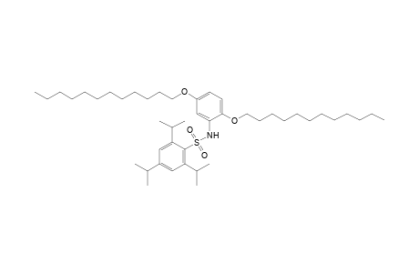 Benzenesulfonamide, N-[2,5-bis(dodecyloxy)phenyl]-2,4,6-tris(1-methylethyl)-