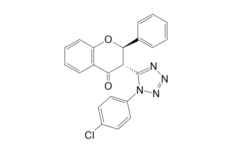 (2R,3S)-3-[1-(4-chlorophenyl)-1,2,3,4-tetrazol-5-yl]-2-phenyl-2,3-dihydrochromen-4-one