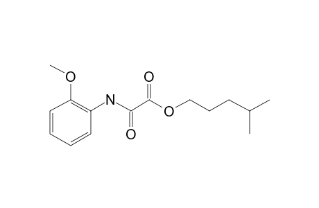 Oxalic acid, monoamide, N-(2-methoxyphenyl)-, isohexyl ester