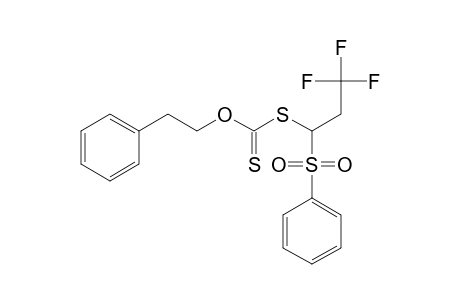 DITHIOCARBONIC-ACID-S-(1-BENZENESULFONYL-3,3,3-TRIFLUOROPROPYL)-ESTER-O-PHENETHYLESTER