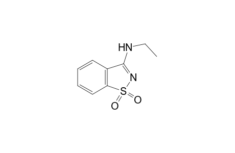 3-(ethylamino)-1,2-benzisothiazole, 1,1-dioxide