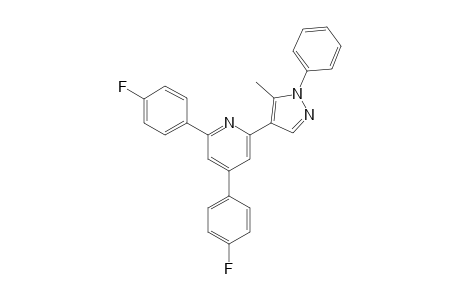 2,4-Bis(4-fluorophenyl)-6-(5-methyl-1-phenyl-1H-pyrazol-4-yl)pyridine