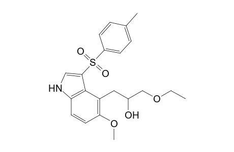 1-Ethoxy-3-[5-methoxy-3-(4-toluenesulfonyl)-1H-indol-4-yl]propan-2-ol