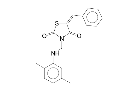 (5E)-5-Benzylidene-3-[(2,5-dimethylanilino)methyl]-1,3-thiazolidine-2,4-dione