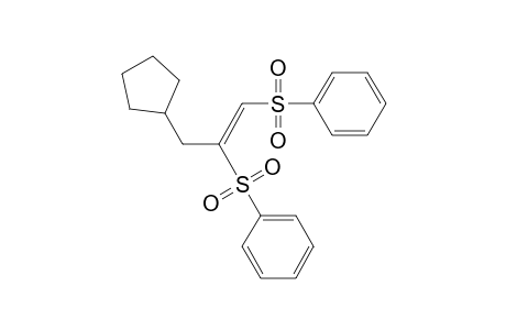 (Z)-1,2-Bis(benzenesulfonyl)-3-cyclopentyl-1-propene