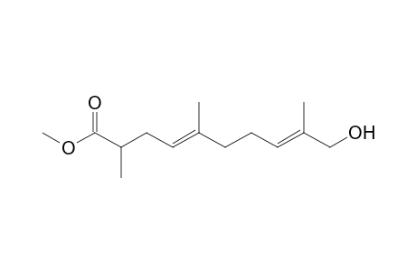 10-Hydroxy-2,5,9-trimethyldeca-4,8-dienoic acid, methyl ester