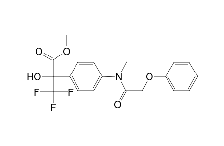 Methyl 3,3,3-trifluoro-2-hydroxy-2-(4-[methyl(phenoxyacetyl)amino]phenyl)propanoate