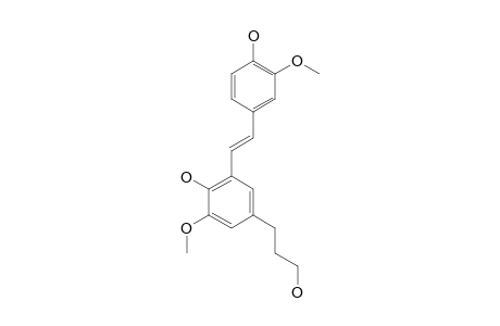 2,4'-DIHYDROXY-3,3'-DIMETHOXY-5-(3-HYDROXYPROPYL)-STILBENE