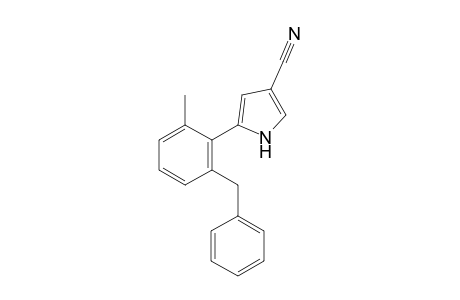 5-(2-benzyl-6-methylphenyl)-1H-pyrrole-3-carbonitrile