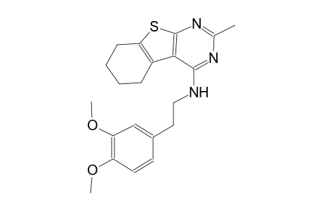 benzo[4,5]thieno[2,3-d]pyrimidin-4-amine, N-[2-(3,4-dimethoxyphenyl)ethyl]-5,6,7,8-tetrahydro-2-methyl-