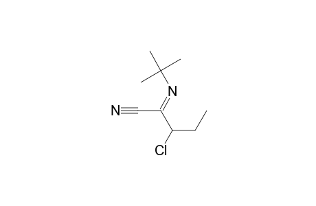 Pentanenitrile, 3-chloro-2-[(1,1-dimethylethyl)imino]-