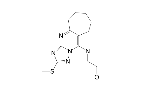 5-(2-HYDROXYETHYL)-AMINO-2-METHYLTHIO-CYCLOHEPTA-[D]-[1,2,4]-TRIAZOLO-[1,5-A]-PYRIMIDINE