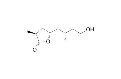 (3S,5S)-5-((S)-4-Hydroxy-2-methylbutyl)-3-methyldihydrofuran-2(3H)-one