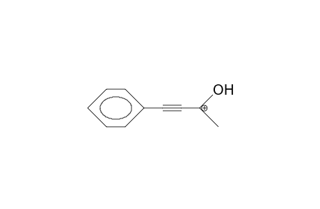 1-Phenyl-3-hydroxy-1-butyn-3-yl cation