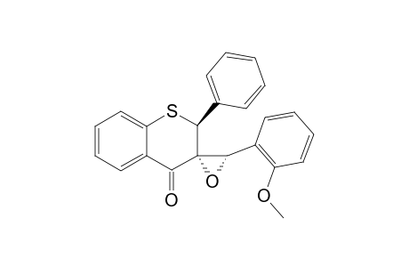 TRANS,TRANS-(+/-)-3'-(2-METHOXYPHENYL)-2-PHENYLSPIRO-[2H-1-BENZOTHIOPYRAN-3(4H),2'-OXIRAN]-4-ONE