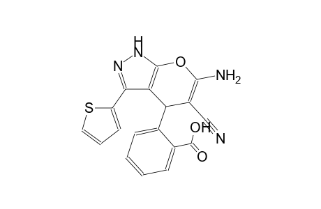benzoic acid, 2-[6-amino-5-cyano-1,4-dihydro-3-(2-thienyl)pyrano[2,3-c]pyrazol-4-yl]-