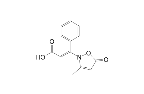 3-(3'-Methyl-5'-oxo-2',5'-dihydroisoxazol-2'-yl)-3-phenylpropenoic Acid