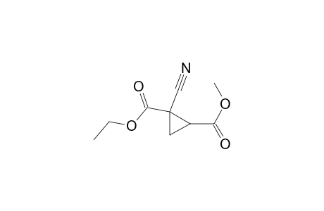 1,2-Cyclopropanedicarboxylic acid, 1-cyano-, 1-ethyl 2-methyl ester
