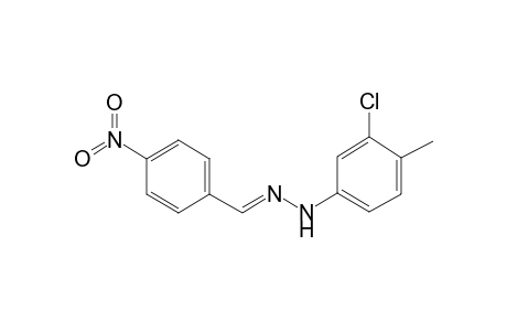 Benzaldehyde, 4-nitro-, 3-chloro-4-methylphenylhydrazone