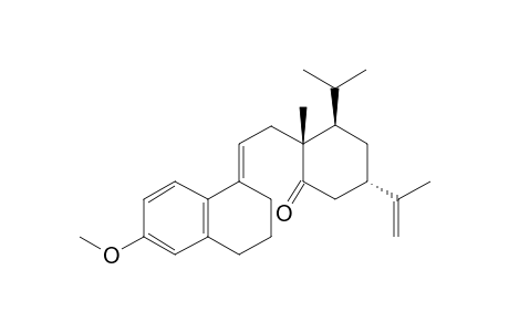 (2R,3R,5S)-5-Isopropenyl-3-isopropyl-2-[2-(6-methoxy-3,4-dihydro-2H-naphthalen-1-ylidene)ethyl]-2-methylcyclohexanone