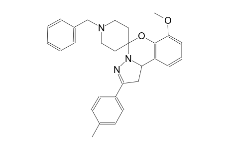 1'-benzyl-7-methoxy-2-(p-tolyl)-1,10b-dihydrospiro[benzo[e]pyrazolo[1,5-c][1,3]oxazine-5,4'-piperidine]