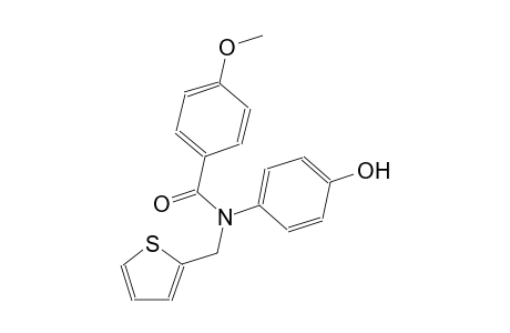 N-(4-hydroxyphenyl)-4-methoxy-N-(2-thienylmethyl)benzamide