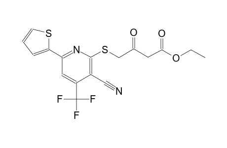 butanoic acid, 4-[[3-cyano-6-(2-thienyl)-4-(trifluoromethyl)-2-pyridinyl]thio]-3-oxo-, ethyl ester