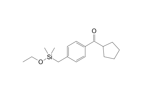 4-(Ethoxydimethylsilylmethyl)benzoylcyclopentane