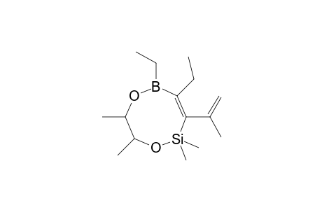 D-(+)-4,5-diethyl-3-isopropenyl-2,2,7,8-tetramethyl-1,6-dioxa-2-sila-5-bora-3-cyclooctene
