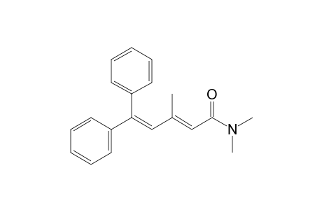 (E)-5,5-Diphenyl-3,N,N-trimethyl-2,4-pentadieneamide