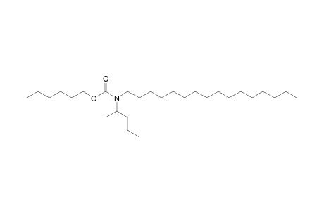 Carbonic acid, monoamide, N-(2-pentyl)-N-hexadecyl-, hexyl ester