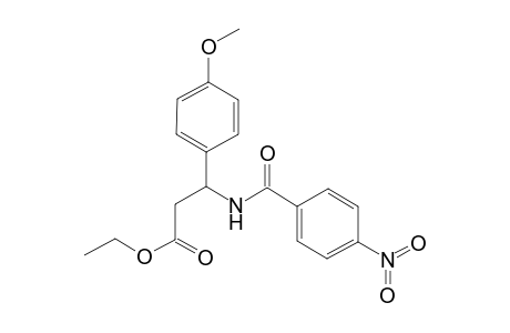Ethyl 3-(4-methoxyphenyl)-3-[(4-nitrobenzoyl)amino]propanoate
